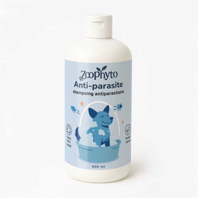 Anti-parasite shampoing chien