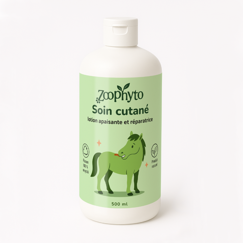 Soin cutané cheval