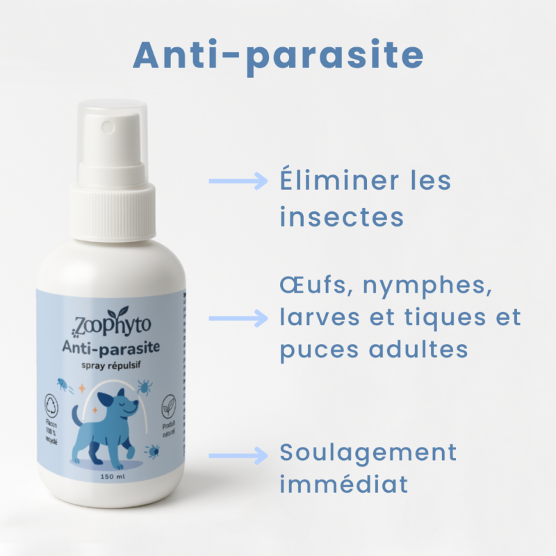 Anti-parasite spray chien – Image 2